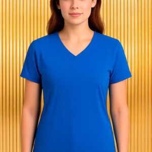 Camiseta Cuello en V para Mujer