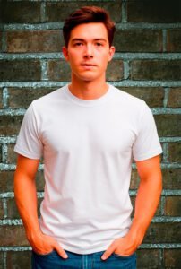 Camiseta cuello redondo para hombre JG Studio