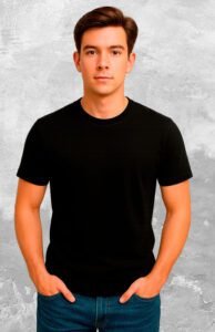 Camiseta cuello redondo para hombre JG Studio