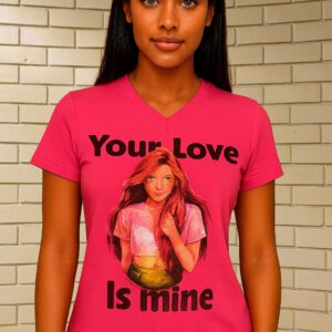 Camiseta Estampada Love para Mujer