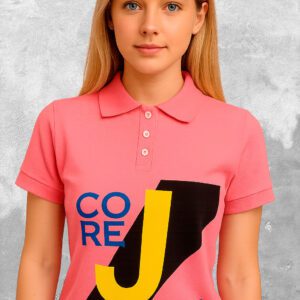 Polo para Mujer Diseño "Core J" Rosa