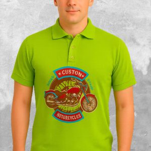Polo para Hombre Diseño Moto