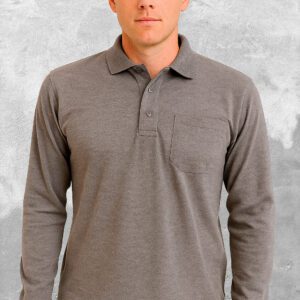 Polo Clásico Manga Larga para Hombre