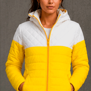 Chaqueta para mujer blanca y amarilla talla M JG Studio