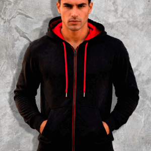 oodie basico negro para hombre JG Studio