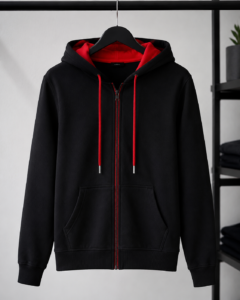 oodie basico negro para hombre JG Studio