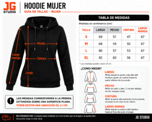 Hoodie Cerrado Mujer